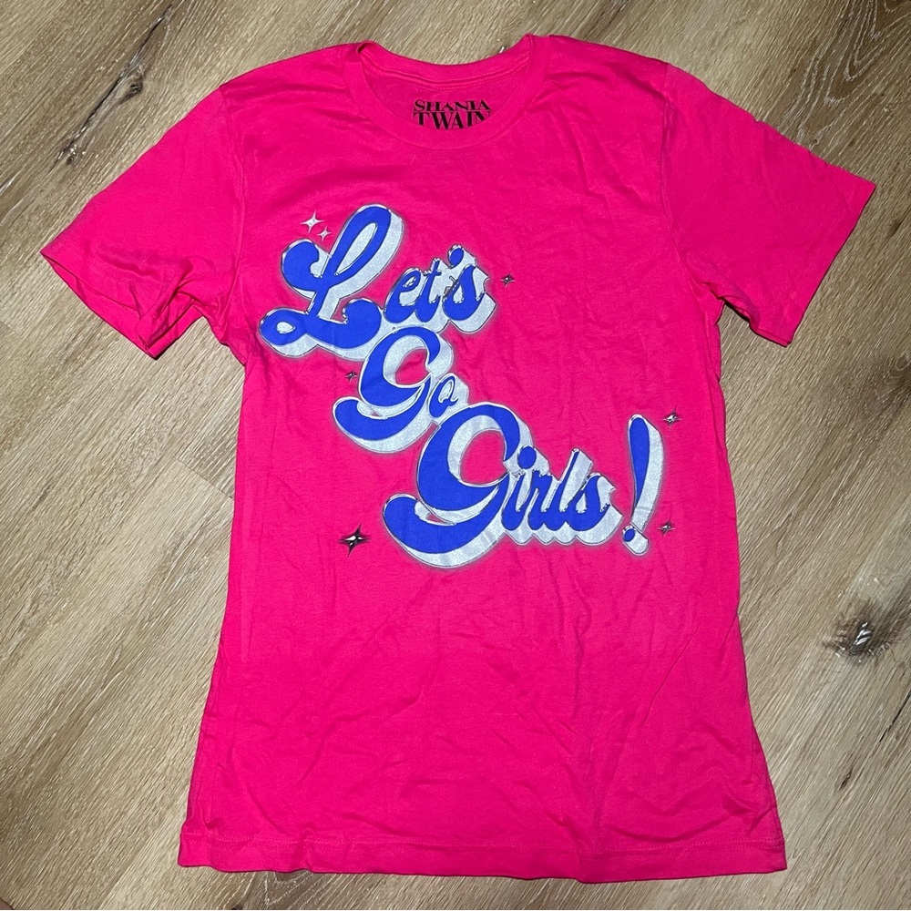 Shania Twain pink graphic tee Size M